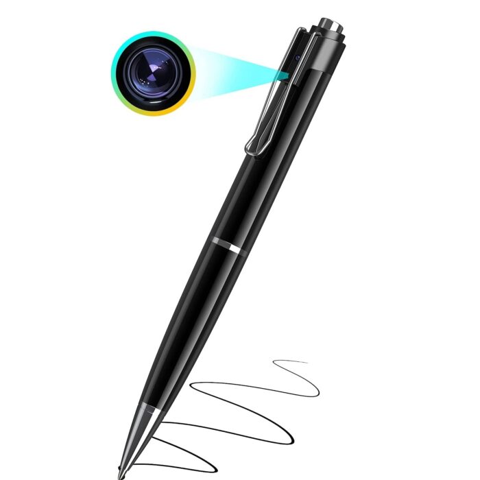 Pen Camera, 1080p, Hidden Camera, Ultra Small Camera,Pen Camera, Long Recording, Photo Taking, Recording, Overwriting, Storable, Pen with Camera, for Security, Meetings, Business Conferences, Evidence Photography, Pen Type Camcorder