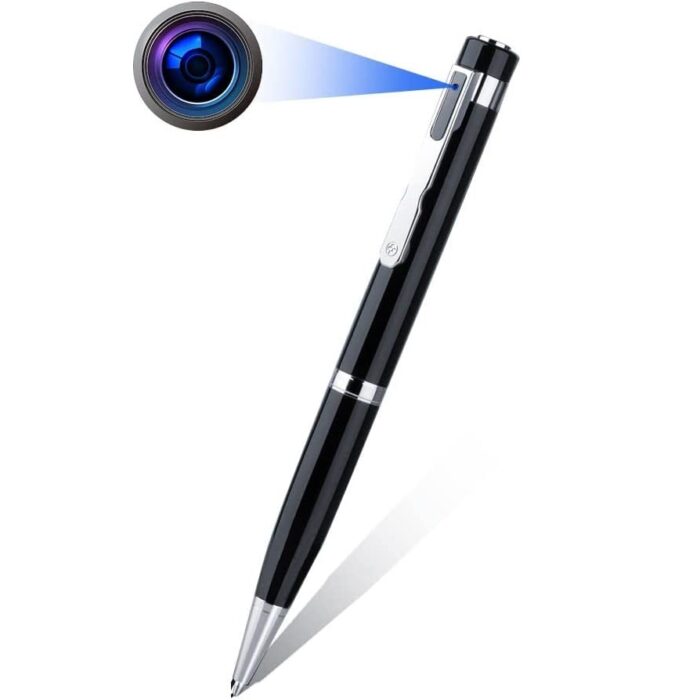 Mini Hidden Camera Pen Spy Camera HD 1080P Video Audio Recorder, Spy Gadget Body Pen Camera Portable Pocket Camera Support 128GB SD Card (Not Included) Security Cam