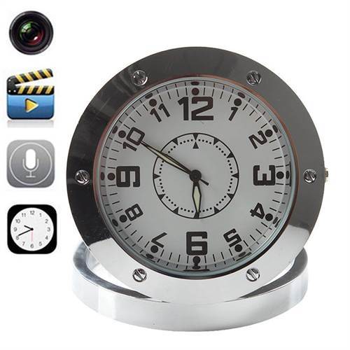 HD 1280 x 960 Round Wall Clock spy camera hidden HD mini clock camera security surveillance wall clock spy cam
