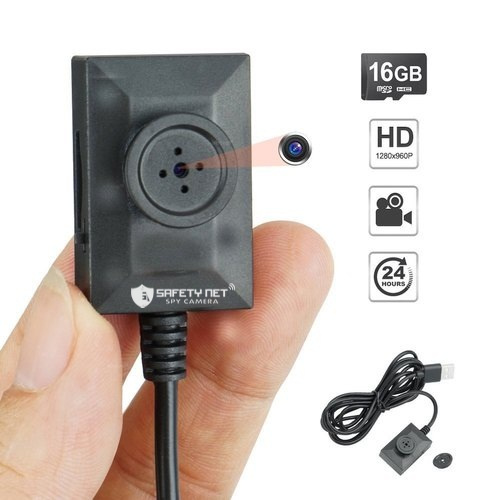 Mini DVR Full HD Button Spy Camera Hidden Pinhole Video Recorder Camcorder Works with Power Bank Directly