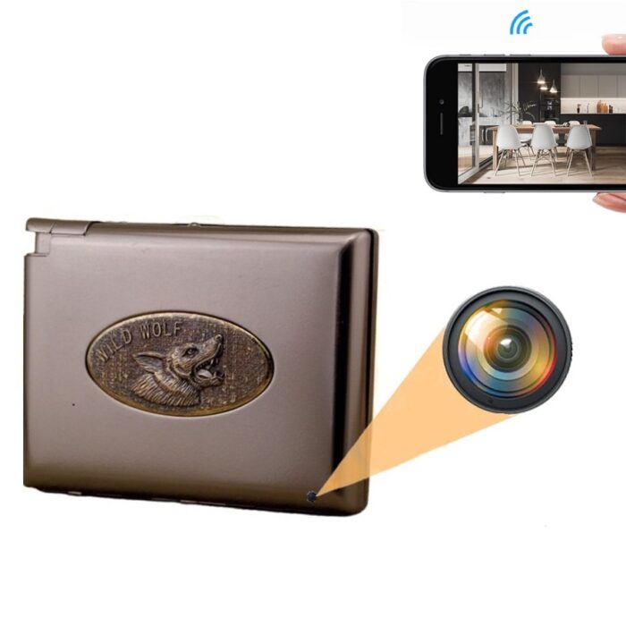 4K New Wi-Fi Spy Cigarette Box Camera Wireless Hidden Cameras, Ultra HD Secret Spy Cam with Phone App iWFCAM APP Live Stream for Home Security