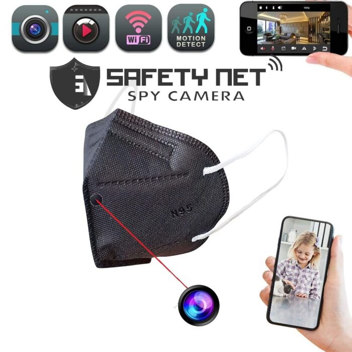 MASK Camera Support up to 32GB Memory Card Full HD Video Audio Recorder, 2 Hours Recording After Full Charge
