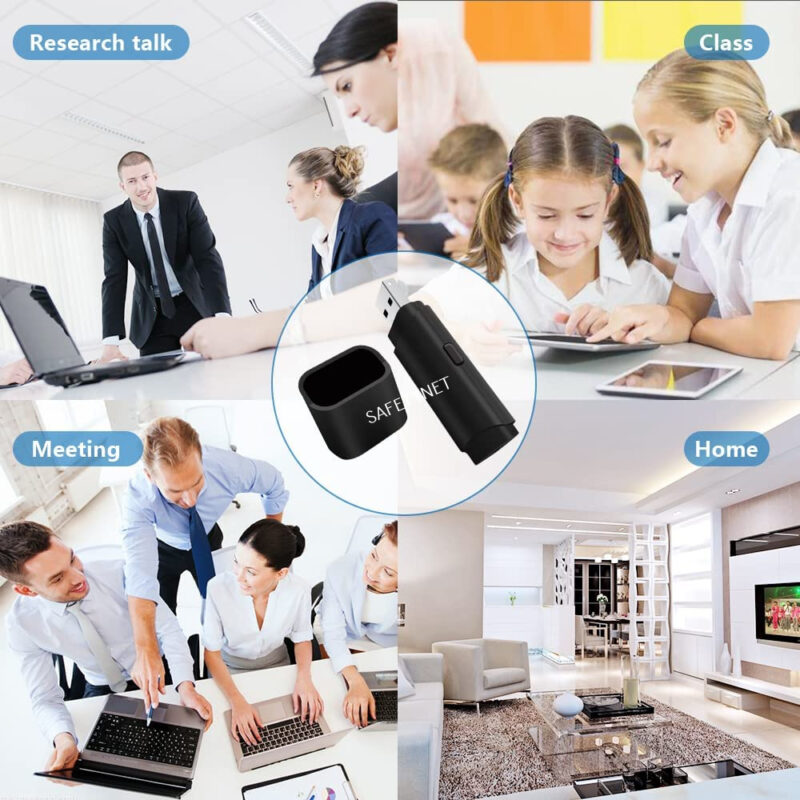 Spy Mini Camera Hidden USB Camera U Disk Hidden Video Recorder Small Nanny Cam Home Security Surveilance Camera Loop Recording Portable Outdoor Room/Meeting Surveillance Record - Image 3