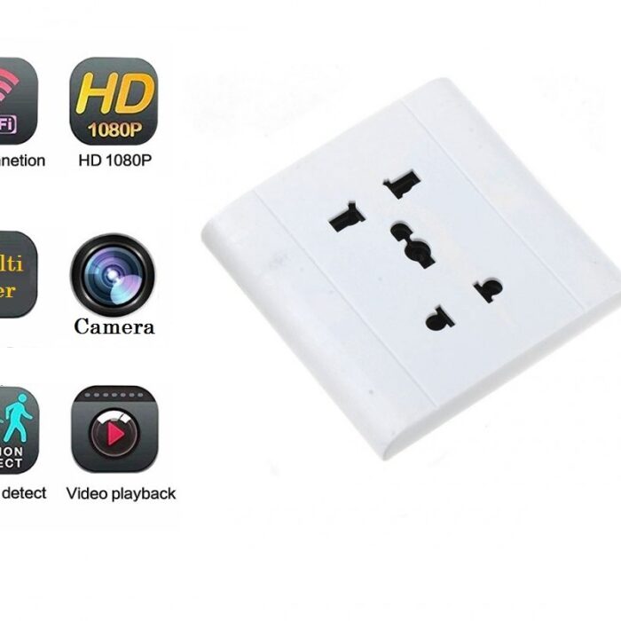 Wifi Socket Switch Hidden Spy Camera with 2.4G Wireless Remote Control Camera