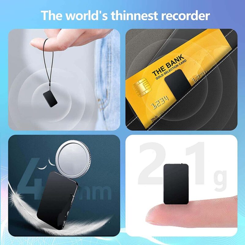 Mini Small Spy Voice Audio Recorder Super Long Storage Capacity 16GB | up to 10 Hours Recording | Date & Time Stamp | Easy to Use | Crystal Clear Digital Recording Mp3 Player (16GB) - Image 6